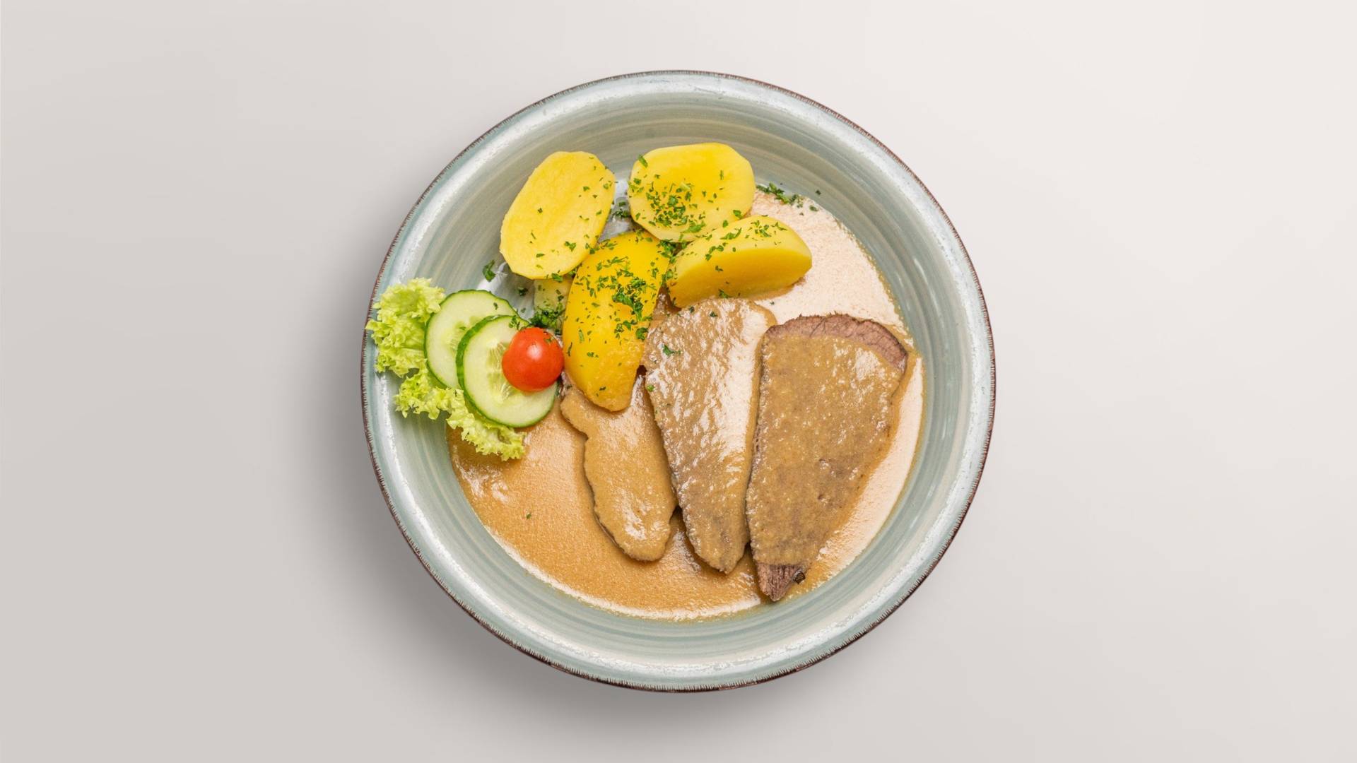 Boiled fillet of beef