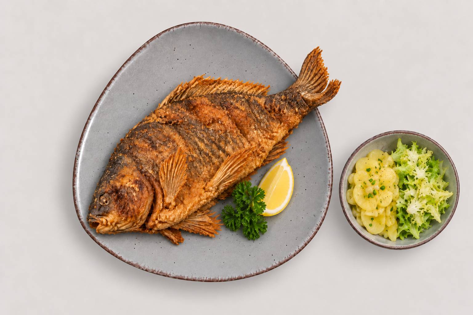 Gebackener Karpfen Bon