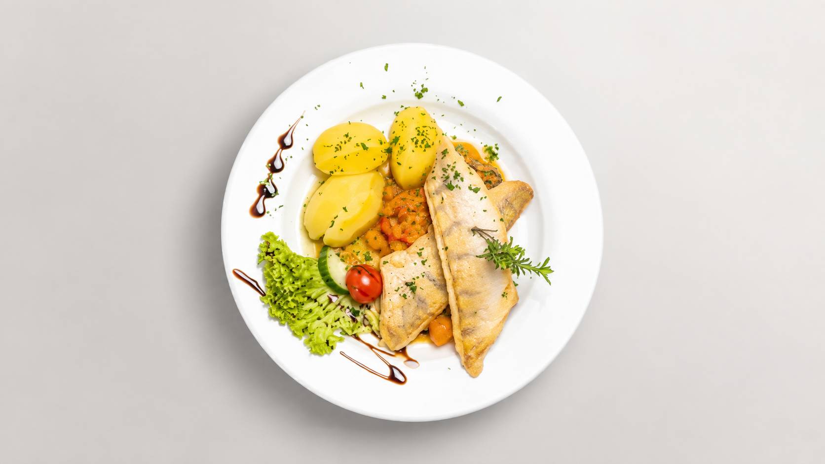 Pike perch fillet