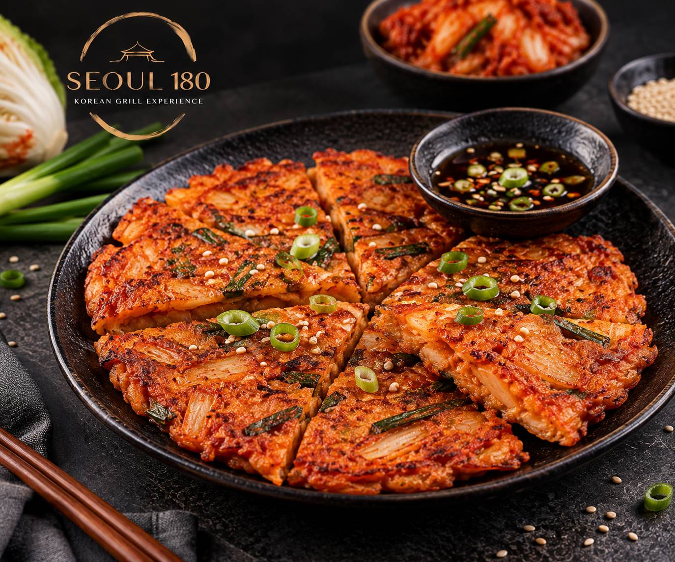 Kimchi-Jeon (Kimchi Pfannkuchen)